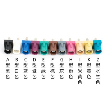 福为胜（FUWEISHENG）Fakra-B型汽车线束射频连接线线RG316镀银线材 Fakra公头转Fakra母头 2米
