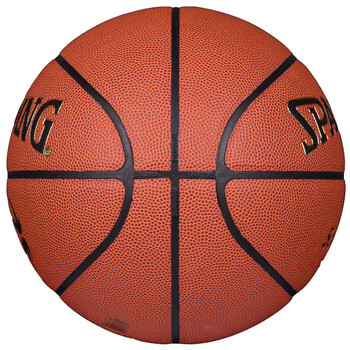 斯伯丁（SPALDING）篮球超三联赛训练系列经典砖色系列7号PU材质成人篮球 77-747Y