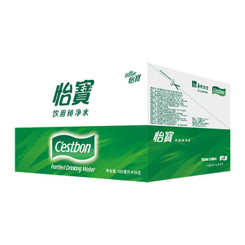 怡宝 饮用水 纯净水555ml*24瓶 整箱装