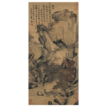 唐伯虎山水画真迹价格报价行情- 京东