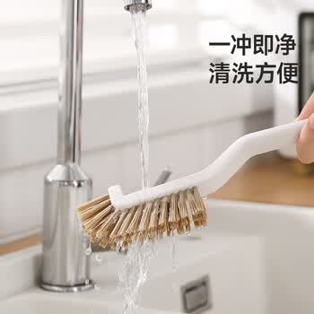 美丽雅L型抗菌刷28.5cm浴室缝隙硬毛刷卫生间厨房细缝多功能灰尘清洁