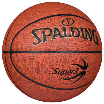 斯伯丁（SPALDING）篮球超三联赛训练系列经典砖色系列7号PU材质成人篮球 77-747Y