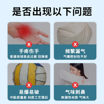 李宁排球5号中考比赛学生专用排球成人儿童男女硬排软皮训练专用排球