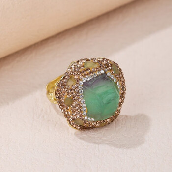 绿萤石戒指【图片 价格 品牌 报价】-京东