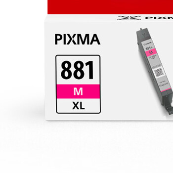 佳能（Canon）CLI-881XL M 大容量品红色墨盒(适用TS8380t/TS708/TS708t/TS9580/TS9180/TS8380)