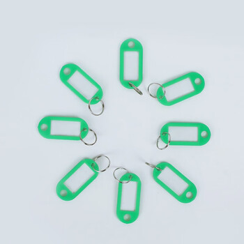 得印钥匙牌吊牌钥匙扣钥匙标签牌子3234钥匙管理办公钥匙吊牌贴办公用品绿色50个/盒