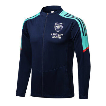 恭盈阿森纳2122足球服夹克红色长款外套训练队服足球长裤大码男秋冬季