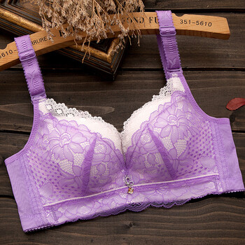 无钢圈超聚拢加厚调整型文胸 上托显大性感小胸平胸小a杯少女内衣
