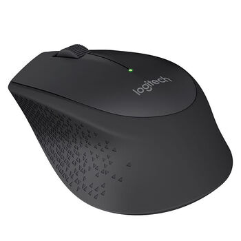 罗技（Logitech）M280无线鼠标 家用商务USB办公鼠标 右手鼠标 人体工学 企业采购 黑色