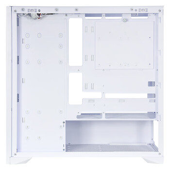 先马（SAMA）朱雀6 白色 游戏电脑主机箱 前板网孔/玻璃侧透/235mm宽体/支持背插式主板、410mm显卡、360水冷位