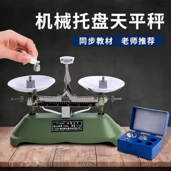 六鑫 托盘天平 砝码 200g 0.2g精度 游码 初中物理实验 教学实验器材 高精度 小学生教具