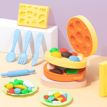 得力彩泥蒸笼机 橡皮泥超轻粘土玩具男孩女孩 手工DIY套装含工具儿童生日幼儿园开学文具