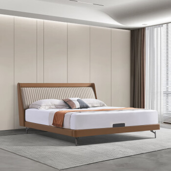 诚良集现代极简·雅致系列·CLJ-KJ-332APG·床+床垫组合 1.8米床+床垫