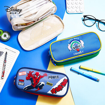 迪士尼（Disney）笔袋小学生 大容量多层收纳耐脏文具盒铅笔盒文具袋上学学习用品开学清单 疯狂动物城周边A83234