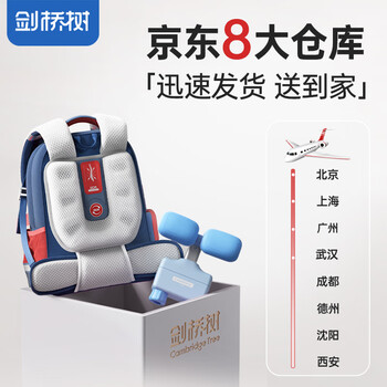 剑桥树小学生补习袋女美术袋儿童补习书包男孩补课手提袋拎书袋 藏青红