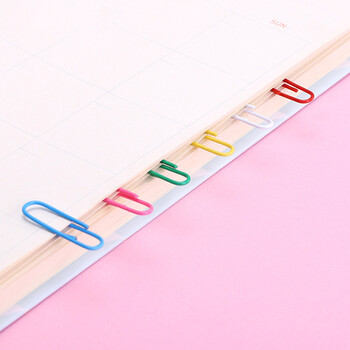 三木（SUNWOOD）(SUNWOOD) 彩色回形针/曲别针 100枚/盒 10盒装 8104