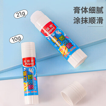 马培德（Maped）强力固体胶 PVA固体胶棒10g 高粘度快干持久耐用胶棒 学生儿童手工DIY制作生活办公用品 747110CH