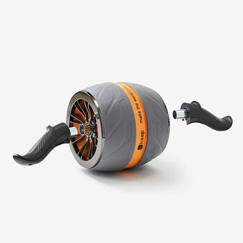 Keep 健腹轮自动回弹家用腹肌巨轮收腹滚轮腹肌轮健腹器卷腹滚轮 灰色