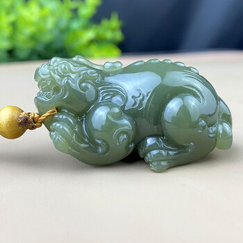 和田玉貔貅手把件价格报价行情- 京东