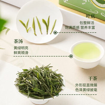 霍山黄茶黄茶大化坪霍山黄芽特二级100克2025年雨前盒装