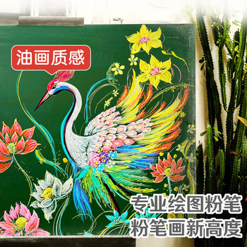 众未（JONEVEE）黑板报专用彩色粉笔36色72支/盒 颜色鲜艳显色无尘无毒儿童绘画教学教师专用非水溶性ZWCK-6723