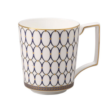 Wedgwood威基伍德 派克联名IM纯黑丽雅金夹宝珠笔金粉年华蓝色马克杯套装