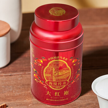 海堤(SEA DYKE)中茶乌龙茶传奇系列武夷岩茶大红袍特级125g中足火罐装口粮茶叶 海堤(SEA DYKE)中茶乌龙茶传奇系列武夷岩茶大红袍特级125g中足火罐装口粮茶叶