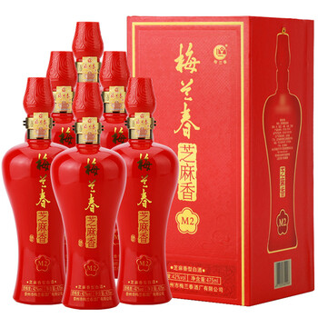 泰州★梅蘭春★芝麻香型白酒★度数46％、125ml×4本 O1CN01yBBHWo1oQoGQOvoQK_!!0-