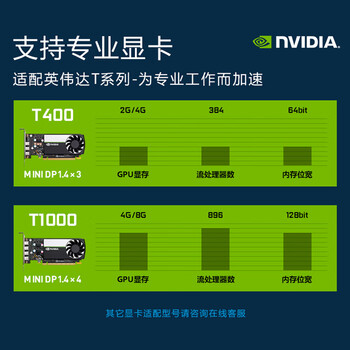 联想（Lenovo）P3 Tiny图形工作站台式机mini迷你渲染设计师电脑主机 i5-14500 8G 512G 定制