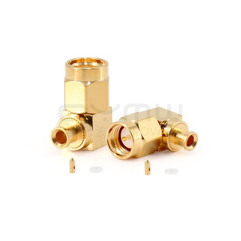 QYMW 射频线缆连接器焊接头90度直角弯头 SMA-JWB2TD/10个 QYMW 射频线缆连接器焊接头90度直角弯头 SMA-JWB2TD/10个