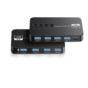 可思未来USB切换器 打印机共享器usb3.0共享器4口KVM键盘鼠标打印切换4进4出 KS-D-U3404 可思未来USB切换器 打印机共享器usb3.0共享器4口KVM键盘鼠标打印切换4进4出 KS-D-U3404