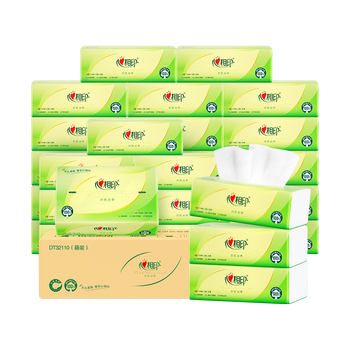 心相印抽纸茶语丝享 3层110抽*27包真M码 纸巾（整箱销售）