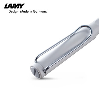 凌美（LAMY）宝珠笔 狩猎系列练字正姿签字笔学生文具办公礼品 节日礼物企业团购 白色319-WH-0.7mm