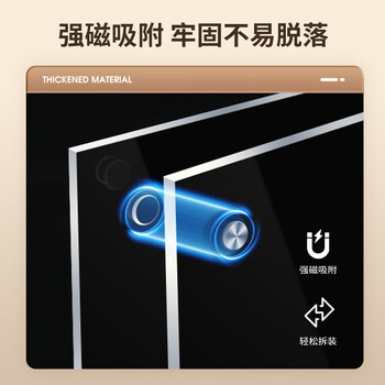 致境 T型高清桌牌10个装 立牌A4亚克力竖牌台卡双面展示牌架菜单标价透明双面桌签会议价目表摆台