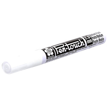 樱花(SAKURA)油漆笔白色2.0mm 签字笔记号笔马克笔高光笔 商务明星签名签到笔防水不掉色补漆手绘涂鸦 樱花(SAKURA)油漆笔白色2.0mm 签字笔记号笔马克笔高光笔 商务明星签名签到笔防水不掉色补漆手绘涂鸦