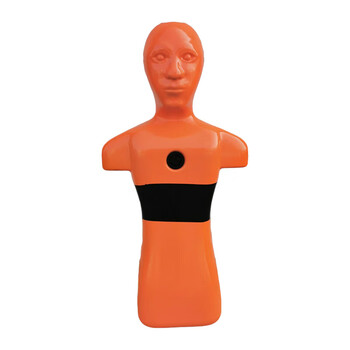 名企（MINGQI）泳池救生假人 水上训练模型游泳池急救员可浮可沉 单个橙色救生假人