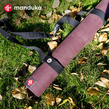 MANDUKA eKO超薄天然橡胶瑜伽垫 青蛙垫可折叠便携旅行防滑垫 午夜蓝