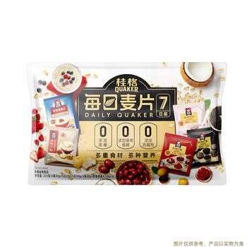 桂格每日麦片7天尝鲜装 营养早餐 膳食纤维 独立小包