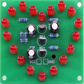 优品沃目新手实训入门电子DIY制作套件焊接练习电路板教学组装电路元器件  15件套组合装
