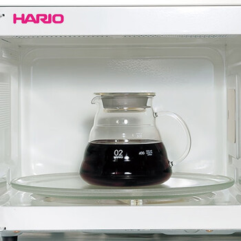 HARIO原装进口咖啡壶耐热玻璃咖啡具手冲咖啡分享壶手冲壶600ml