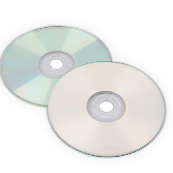 得力(deli)  3725空白CD-R刻录盘 DVD光盘储存数据雾银单张700MB/80min/52X车载碟片企业团购 50片/筒