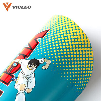 维克利奥VICLEO 足球护腿板儿童卡通护小腿板护具一对装V820217湖蓝S码