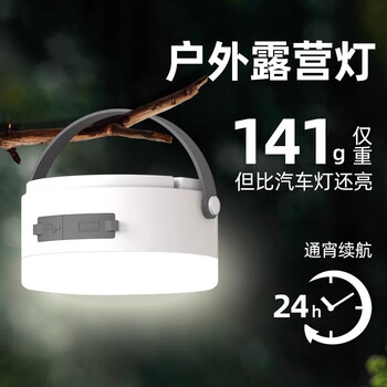 iosn露营灯帐篷灯户外照明灯充电超长续航挂式应急超亮野营灯便携em2