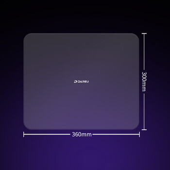 达尔优全钢化微蚀刻光伏玻璃鼠标垫 fps顺滑游戏电竞鼠标垫 防水抗汗大号CSGO/打瓦/职业级桌垫 