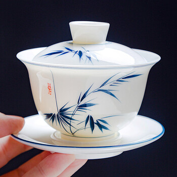 青花玲珑盖碗品牌及商品- 京东