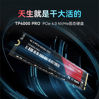 腾隐（TENGYIN）精选长江存储晶圆台式机笔记本SSD固态硬盘PCIe4.0 NVMe TP4000PRO 1TB 7400MB/S