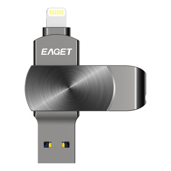 忆捷 苹果U盘 USB3.0 Lightning接口手机电脑两用优盘高速传输即插即用 i66Plus-1T