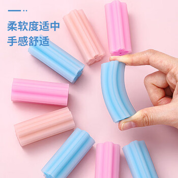 齐心(Comix)樱花橡皮擦文具 儿童学生考试美术绘图学习用品-樱花夹心款 36块/盒 B2563