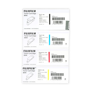 FUJIFILM富士施乐（Fuji Xerox）CM215b/CM215fw/CP105b/205b原装墨粉粉盒 经济型四色套装（黑青红黄）