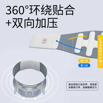 WSPEN德国医用护腰带腰间盘突出腰带神器腰肌劳损腰部支撑透气腰托男女